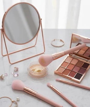 GR - Professional Pink Makeup Brush Set